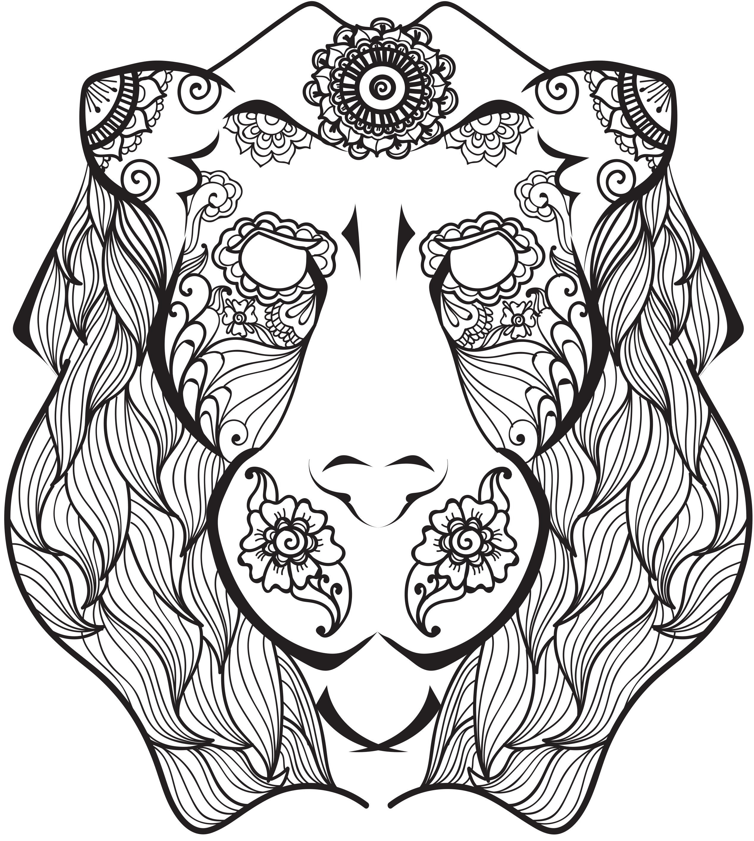 Sugar Skull Lion